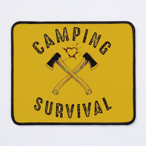 Item preview, CAMPER & Camping - Crossed Axes Survival  designed and sold by olegarh.