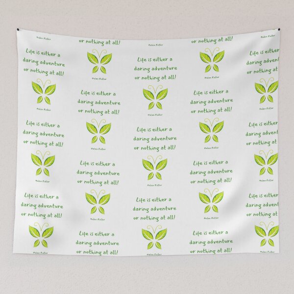 Item preview, Life is either a daring adventure or nothing at all! Helen Keller designed and sold by LifeWisdom.