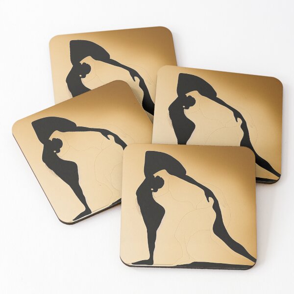 Item preview, Abstract Art of Yoga Pose  - Created by Artificial Intelligence designed and sold by Created-by-AI.