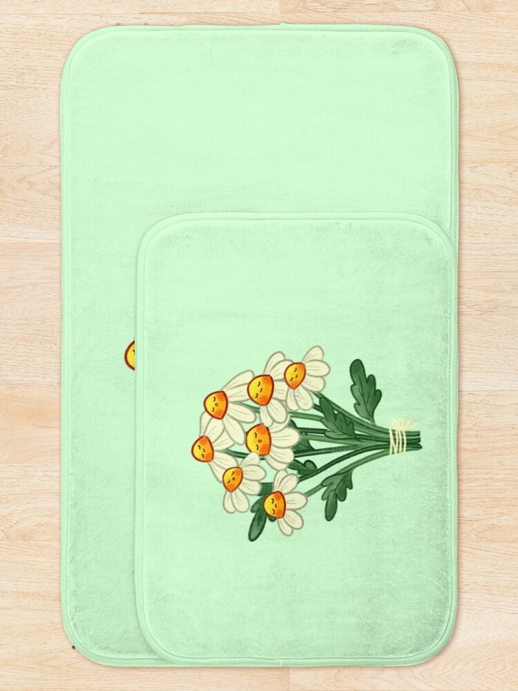 Alternate view of Sleepy Daisies Bath Mat