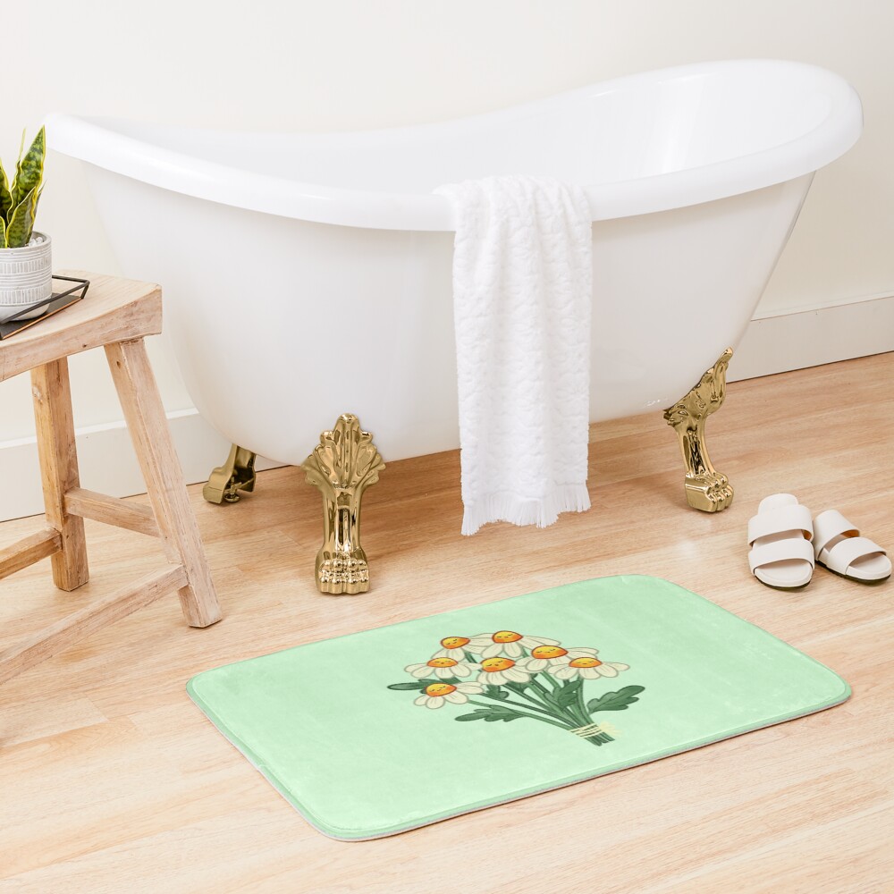 Sleepy Daisies Bath Mat