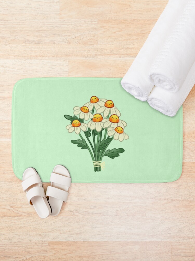 Alternate view of Sleepy Daisies Bath Mat