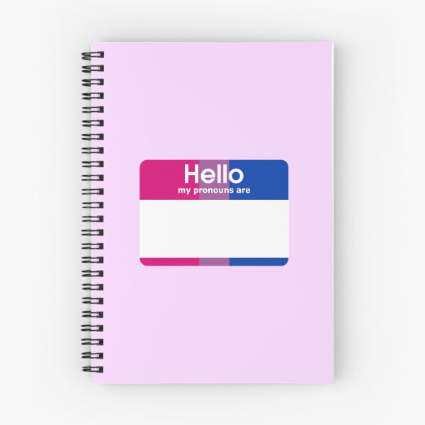 Artikelvorschau, Bisexuell Hallo, meine Pronomen sind leeres Etikett entworfen und verkauft von everything4eva.