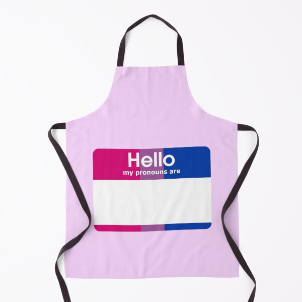 Item preview, Bisexual Hello My Pronouns Are BLANK Tag designed and sold by everything4eva.