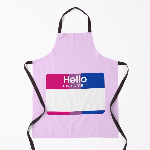 Item preview, Bisexual Hello My Name Is BLANK Tag designed and sold by everything4eva.