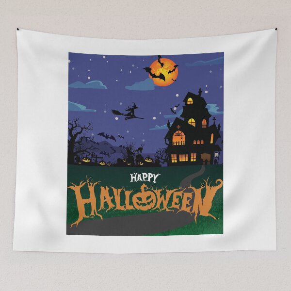 Item preview, Happy Halloween Halloween Costume/Design Witch castle Halloween designed and sold by HiruK.