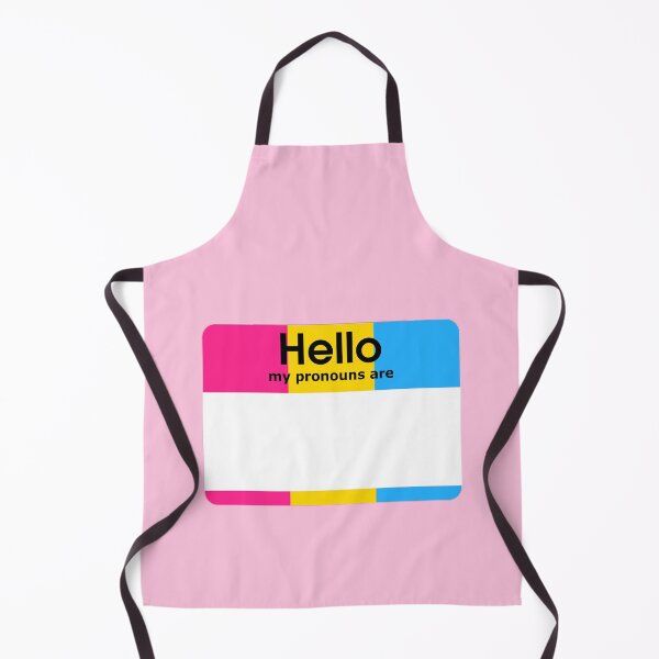 Item preview, Pansexual Hello My Pronouns Are BLANK Tag designed and sold by everything4eva.