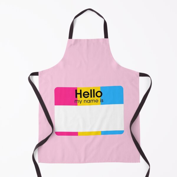 Item preview, Pansexual Hello My Name Is BLANK Tag designed and sold by everything4eva.