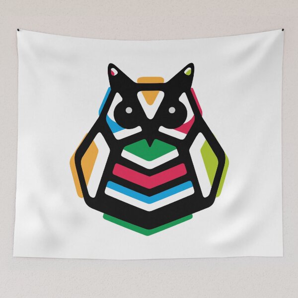 Item preview, Rainbow Anigami Owl designed and sold by XOOXOO.