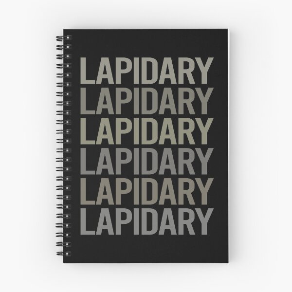 Item preview, Gray Text Art Lapidary Lapidarist designed and sold by StoreCalamity.