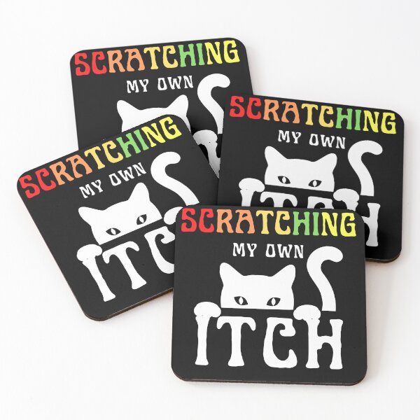 Item preview, RAINBOW, FUNNY, COLOURFUL TEXT WHITE CRAZY CAT designed and sold by KabulPrints.