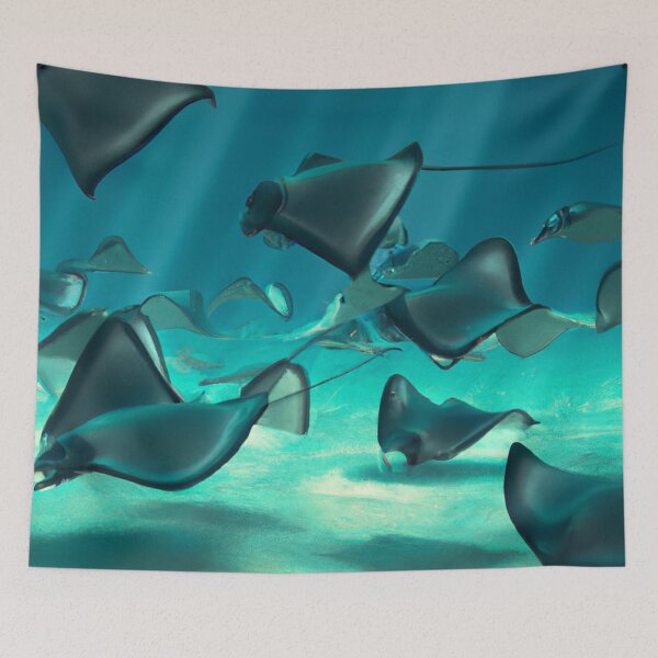 Item preview, Sting Rays in Ocean designed and sold by Parag's Travel Shop.