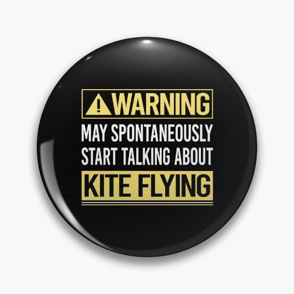 Item preview, Warning About Kite Flying designed and sold by WrightTrouble.