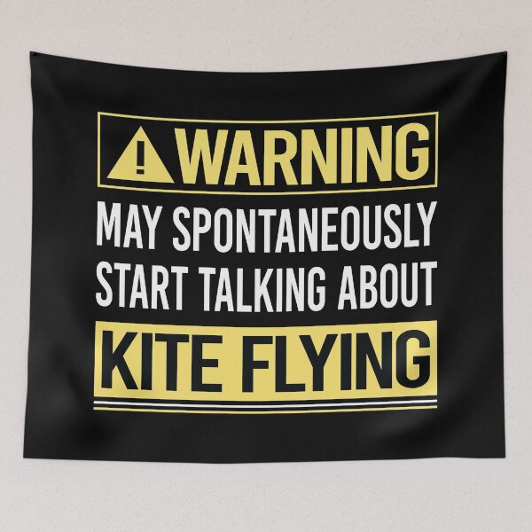 Item preview, Warning About Kite Flying designed and sold by WrightTrouble.