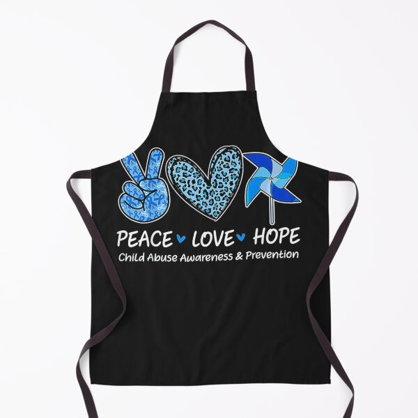 Item preview, Peace Hope Love Child Abuse Awareness designed and sold by phamso99999.