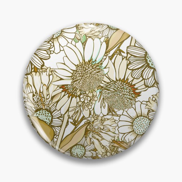 Item preview, Retro Sunburnt Australian Country Garden designed and sold by Sketchbook Designs.