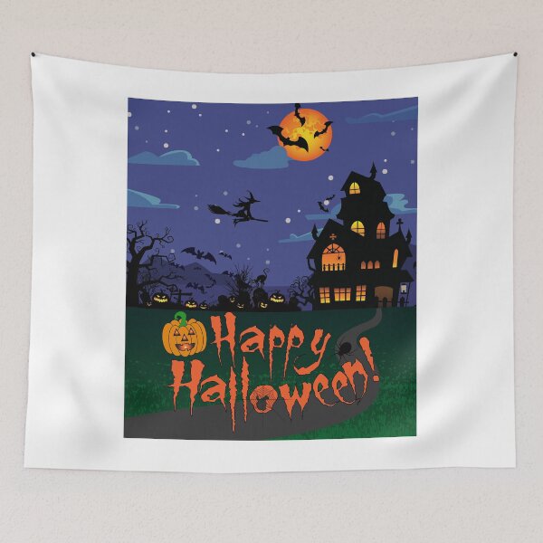 Item preview, Happy Halloween Halloween Costume/Design Witch castle Halloween designed and sold by HiruK.
