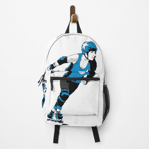 Item preview, Roller Derby Girl Skating - Blue - Roller Derby designed and sold by Design Raptor.