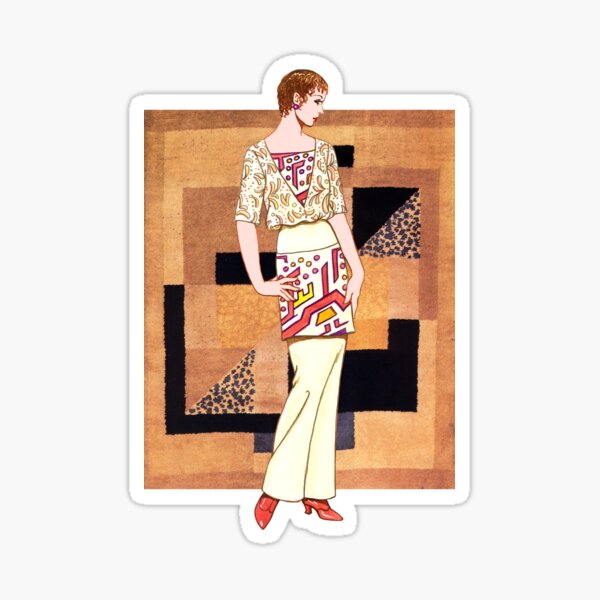 Vintage Leopard Sticker
