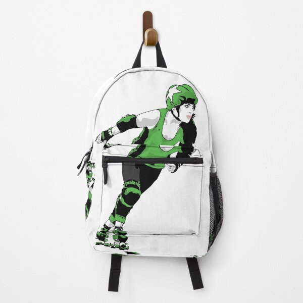 Item preview, Roller Derby Girl Skating - Green - Roller Derby designed and sold by Design Raptor.