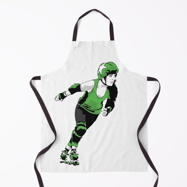 Item preview, Roller Derby Girl Skating - Green - Roller Derby designed and sold by Design Raptor.