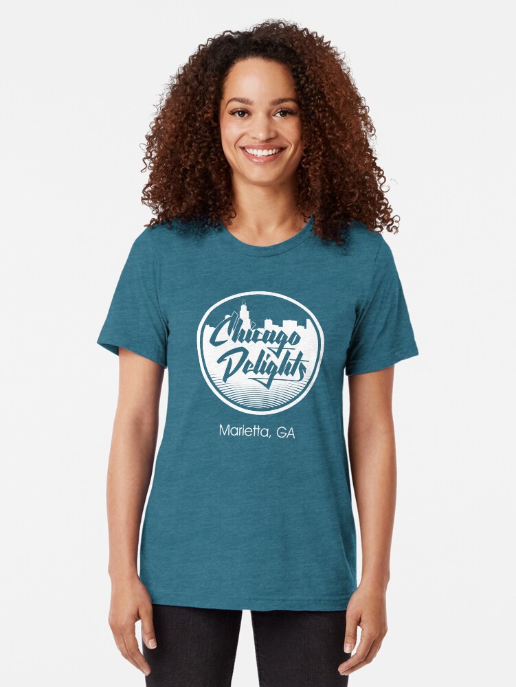 Thumbnail 1 of 7, Tri-blend T-Shirt, Chicago Delights designed and sold by mark5four0.