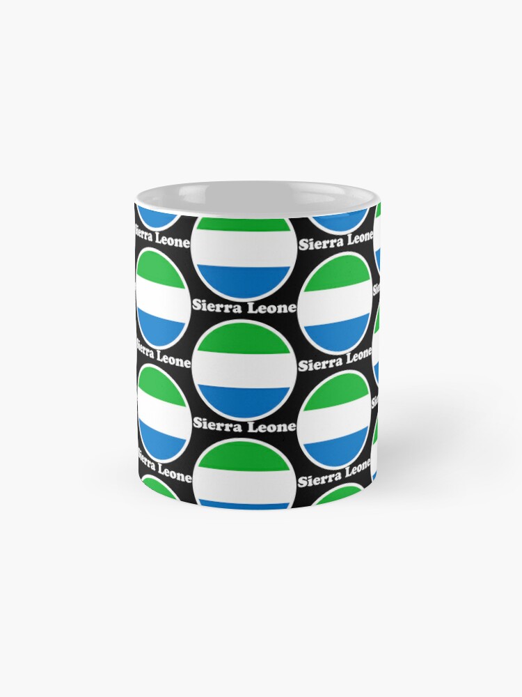 Discover Sierra Leone flag With Name Coffee Mugs