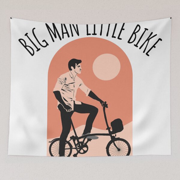 Item preview, Big Man Little Bike designed and sold by KGoPrintables.