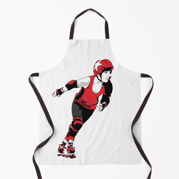 Item preview, Roller Derby Girl Skating - Red - Roller Derby designed and sold by Design Raptor.