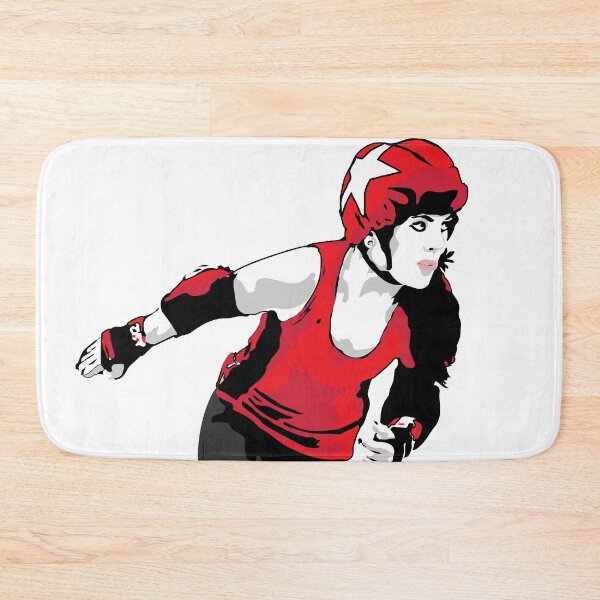 Item preview, Roller Derby Girl Skating - Red - Roller Derby designed and sold by Design Raptor.