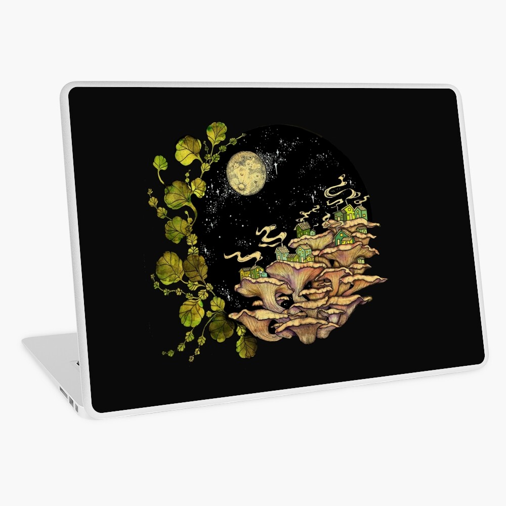 Village || Surreal Illustration by Chrysta Kay Laptop Skin