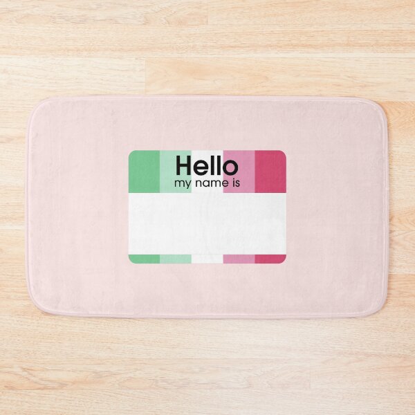 Item preview, Abrosexual Hello My Name Is BLANK Tag designed and sold by everything4eva.
