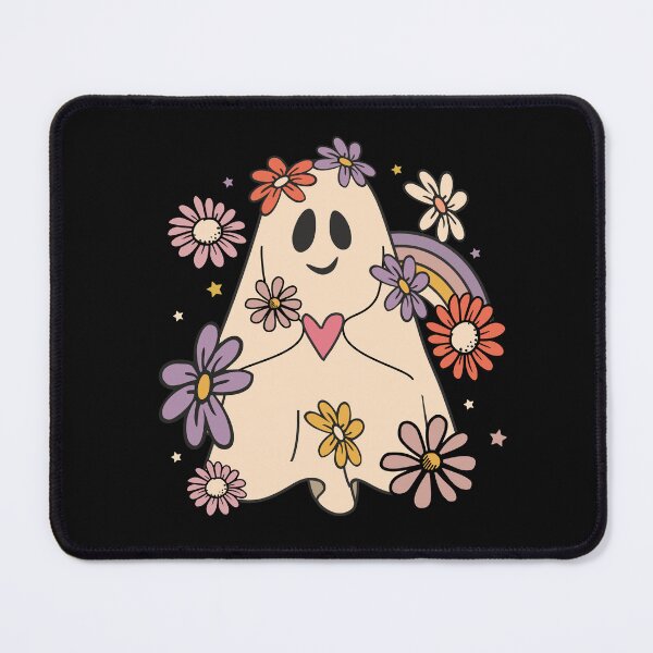 Item preview, Floral Ghost Groovy Halloween Retro Flowers Rainbow Cute 70s Costume designed and sold by alenaz.