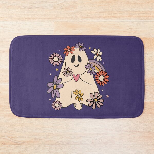 Item preview, Floral Ghost Groovy Halloween Retro Flowers Rainbow Cute 70s Costume  designed and sold by alenaz.