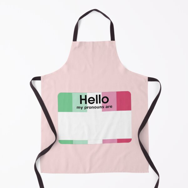 Item preview, Abrosexual Hello My Pronouns Are BLANK Tag designed and sold by everything4eva.