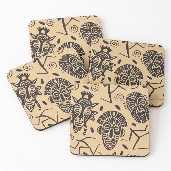 Item preview, African masks designed and sold by DerSenat.