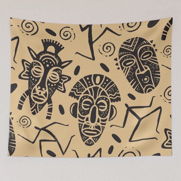Item preview, African masks designed and sold by DerSenat.