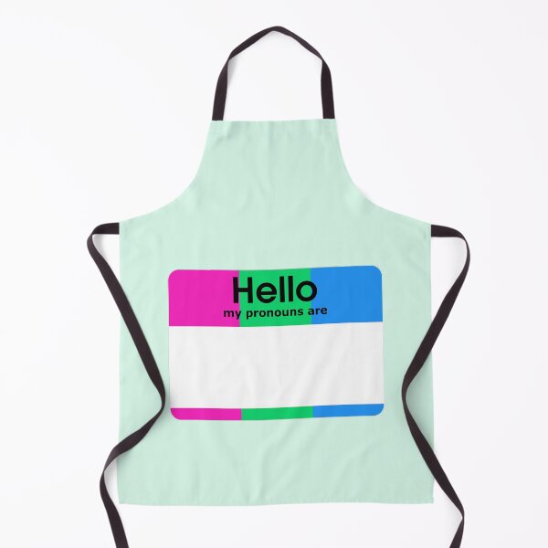 Item preview, Polysexual Hello My Pronouns Are BLANK Tag designed and sold by everything4eva.