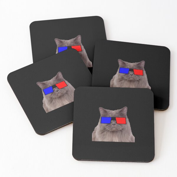 Item preview, Funny Cat Face With Funky Glasses designed and sold by pookamon14.
