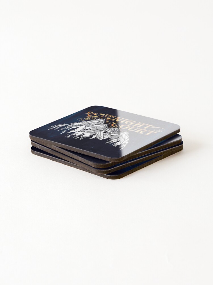 Alternate view of A Court of Wings and Ruin, The Night Court Coasters (Set of 4)