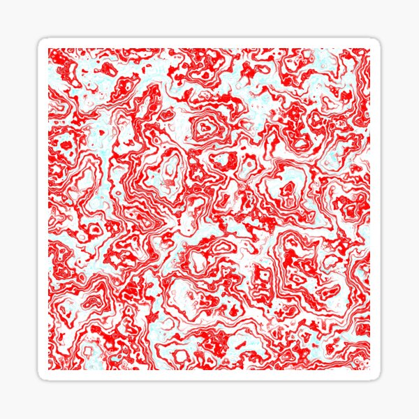 Splash of Red Sticker