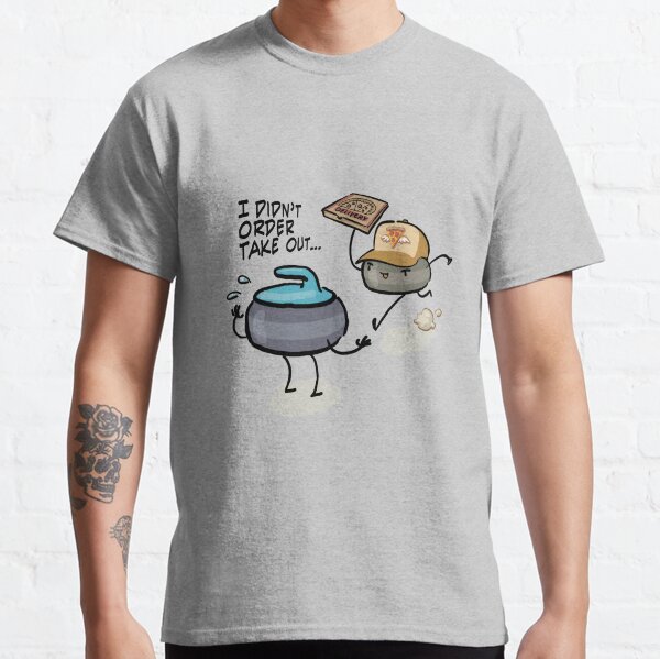 Curling t shirts funny Clearance