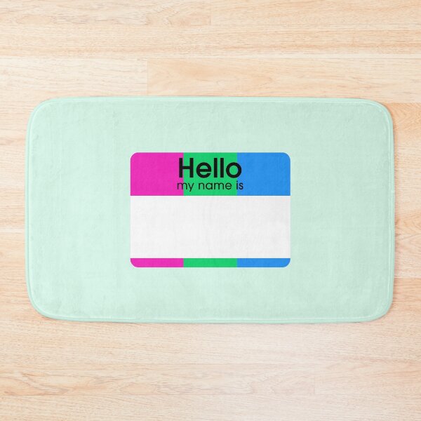 Item preview, Polysexual Hello My Name Is BLANK Tag designed and sold by everything4eva.