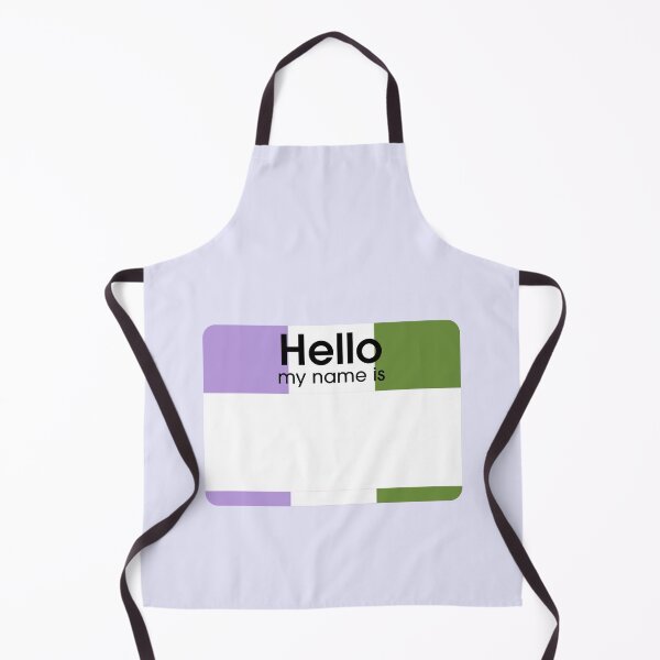 Item preview, Genderqueer Hello My Name Is BLANK Tag designed and sold by everything4eva.