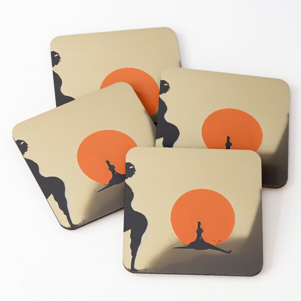 Item preview, Abstract Art of Yoga pose  - Created by Artificial Intelligence designed and sold by Created-by-AI.
