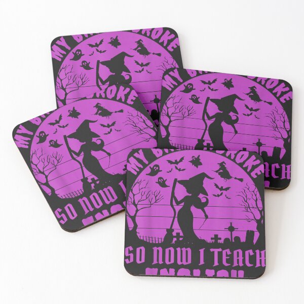 Item preview, My Broom Broke So Now I Teach English, Witchy Trick or Teach  designed and sold by COREYBRADLEY2.