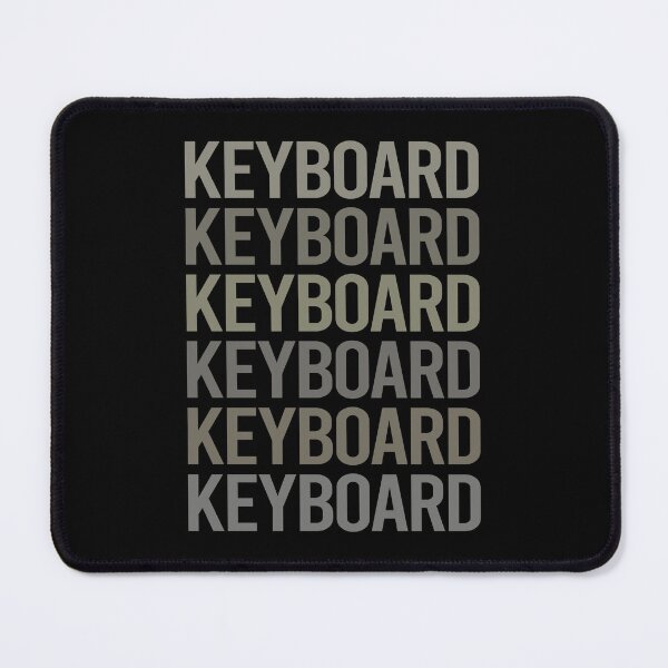 Item preview, Gray Text Art Keyboard Keyboards designed and sold by StoreCalamity.
