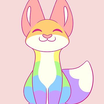 Artwork thumbnail, Gay Pride Fox by Wreaux