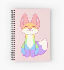 Gay Pride Fox Spiral Notebook