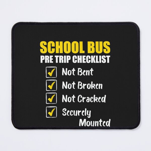 Item preview, School Bus Pre Trip Checklist designed and sold by teedesign2015.